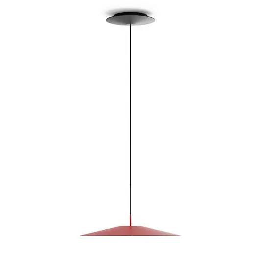 Luceplan Koinè LED-es függőlámpa 927 Ø37cm piros Expressz szállítás