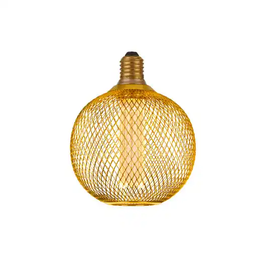Ajánlat LED lámpa E27 Mesh 3,4W 3.000K Ø12cm arany