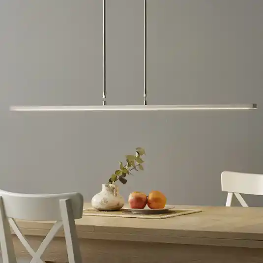 Zelena LED-es függőlámpa, acél, 122 cm hosszú, fém, CCT Prémium