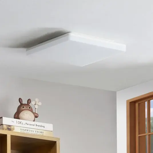 Szezonális akció PRIOS Artin LED mennyezeti lámpa, érzékelő, szögletes, 28 cm