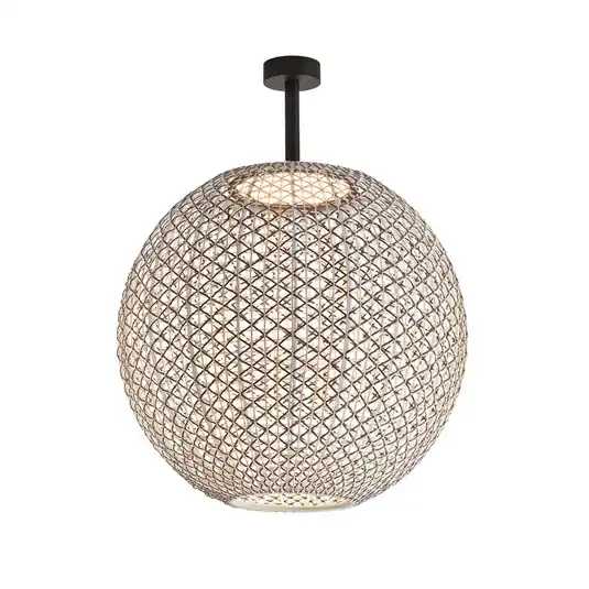 Bover Nans Sphere PF/60 LED kültéri mennyezeti lámpa barna színben Különleges ajánlat