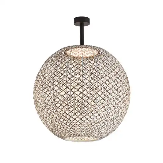 Legnépszerűbb Bover Nans Sphere PF/80 LED kültéri mennyezeti lámpa barna színben