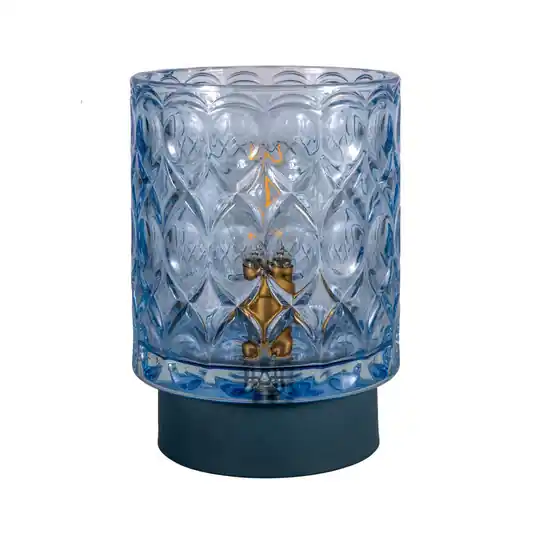 Expressz kézbesítés Pauleen Chic Glamour E14 LED elem kék fém