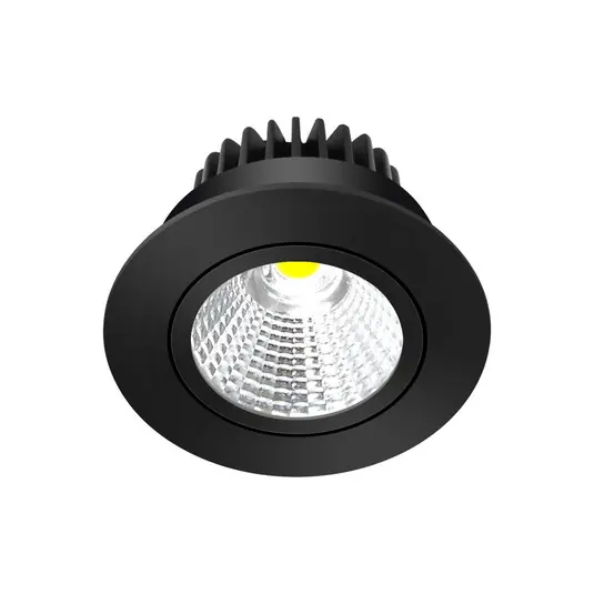 Arcchio LED-es Zarik downlight, fekete, 4,000K Expressz kézbesítés