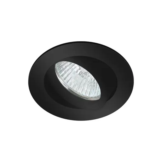 Biztonságos fizetés Arcchio Zyron downlight, fekete, Ø 8,2 cm