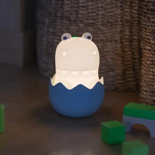 Diggy Dino LED LED-es újratölthető éjjeli lámpa, USB, RGBW Ajánlat
