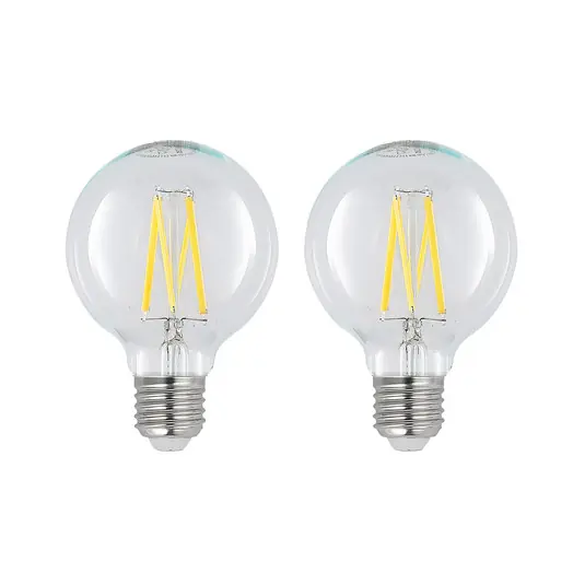 LED E27 8W G80 2 700 K filament dimm átlátszó 2-es Expressz szállítás