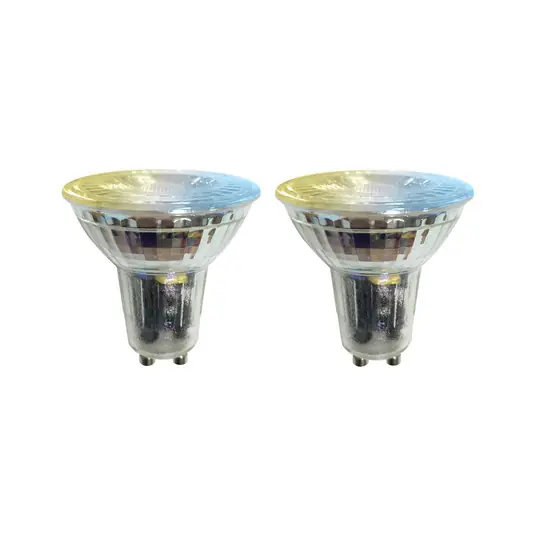 Akció LUUMR Smart LED izzó 2db GU10 üveg 4,7W átlátszó Tuya