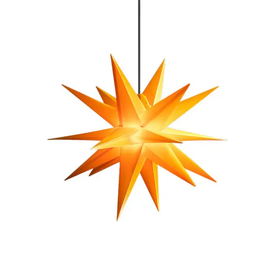 STERNTALER LED csillag, sárga, Ø 55 cm, 18 ágú, IP44 Szuper ajánlat