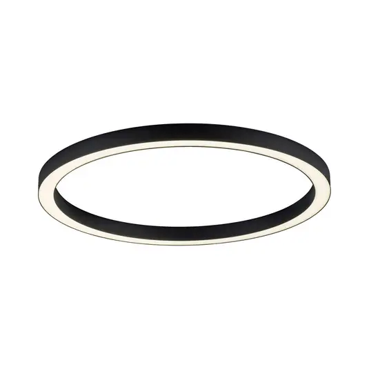 PURE LED mennyezeti lámpa Lines, Ø 70 cm, antracit, CCT, távirányító Outlet