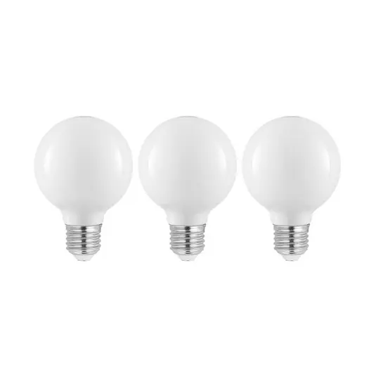 LED izzó E27 4 W G80 2 700 K dimm opál 3-as Gyors kiszállítás