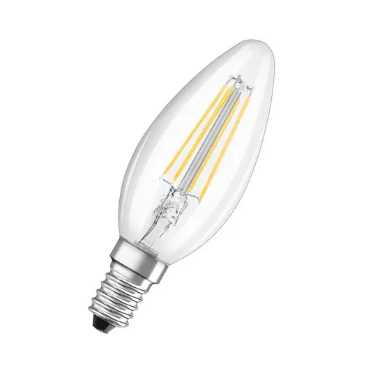 OSRAM Classic LED gyertya E14 5,5W 827 filament Végkiárusítás