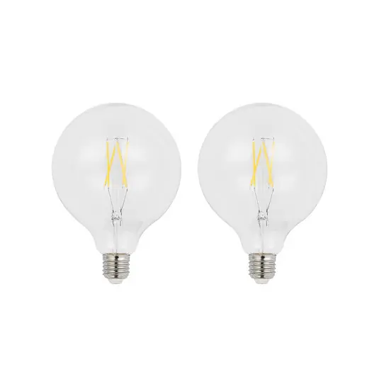 Ajánlat LED filament E27 6 W 2700 K G125 gömb átlátszó 2