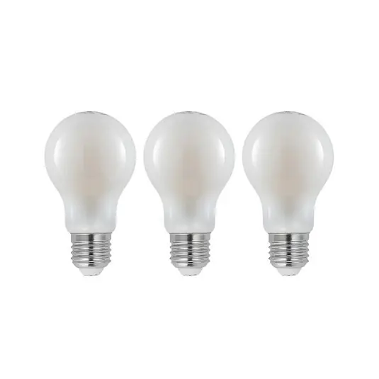 Gyors szállítás LED izzó E27 8 W 2 700 K dimm, opál 3-as készlet