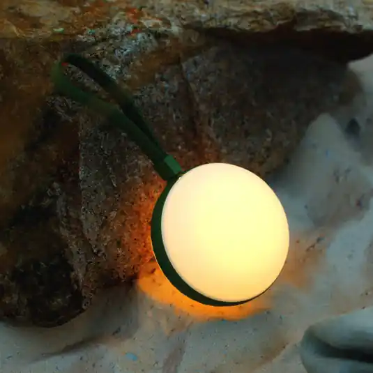 Azonnali szállítás LED kültéri világítás Bring to go Ø12cm fehér/zöld