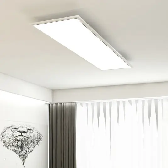Bestseller LED panel Simple, fehér, ultralapos, 119,5x59,5 cm