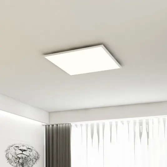 Vásárlói kedvenc LED panel Simple fehér, ultralapos, 59,5x59,5 cm