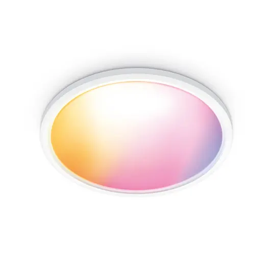 WiZ SuperSlim LED mennyezeti világítás RGBW Ø54cm fehér Újdonság