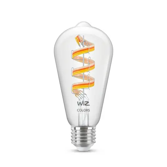 WiZ ST64 LED filament izzó WiFi E27 6,3W RGBW Vedd meg most
