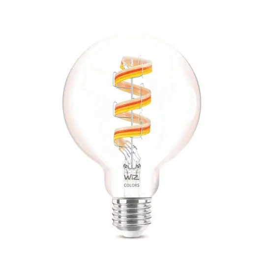WiZ G95 LED filament izzó gömb WiFi E27 6,3W RGBW Utolsó esély