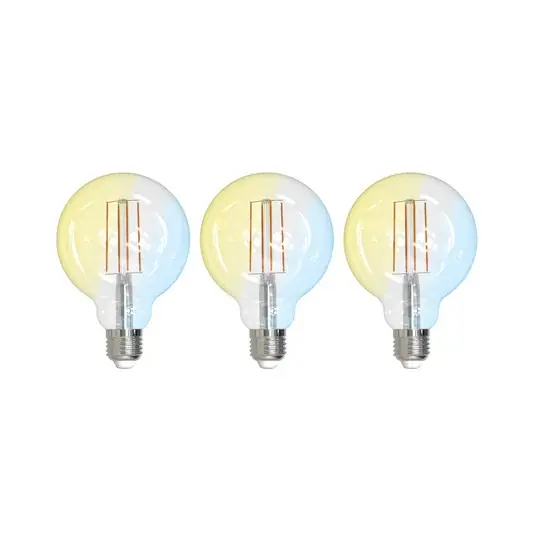 Ne maradj le LUUMR Smart LED E27 G95 7W ZigBee Tuya Philips Hue 3 darabos készlet