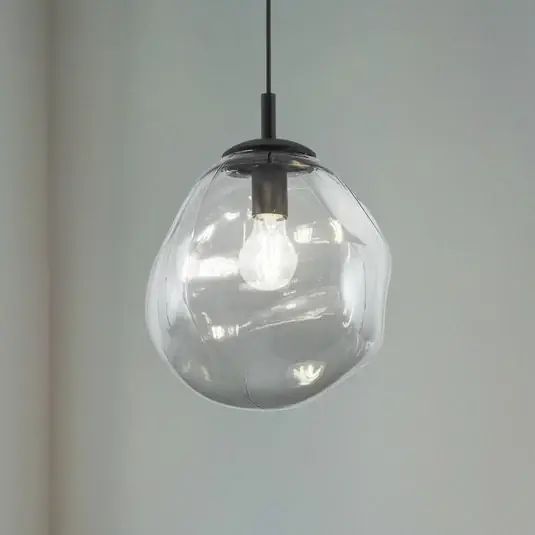 Ajánlat Sol Mini függőlámpa, üveg, Ø 25 cm, fekete/grafitszürke