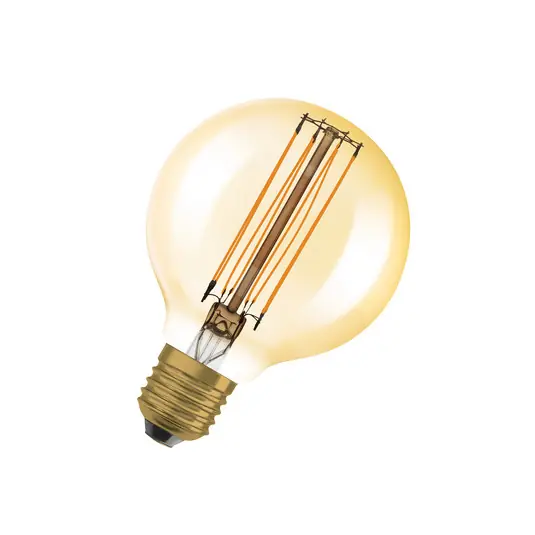 OSRAM LED Vintage 1906, G80, E27, 5,8 W, arany, 2200 K, dim. Népszerű