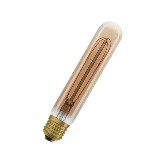 Biztonságos fizetés OSRAM LED Vintage 1906, cső, arany, E27, 4,8 W, 822, dim.