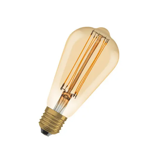 Exkluzív ajánlat OSRAM LED Vintage 1906 Edison, arany, E27, 5,8 W, 822, dim.
