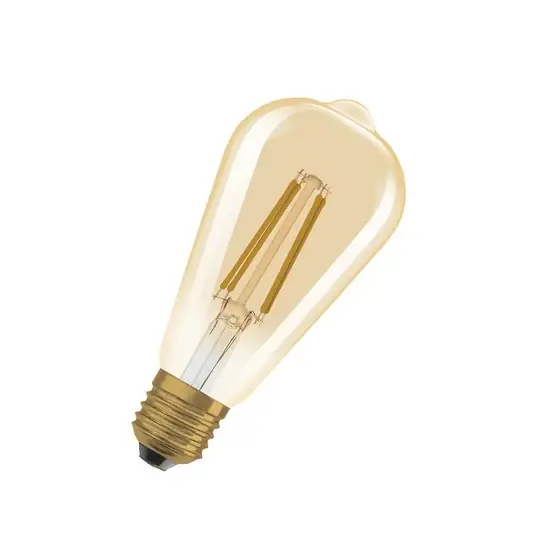 Szuper ajánlat OSRAM LED Vintage 1906 Edison, arany, E27, 7,2 W, 824, dim.