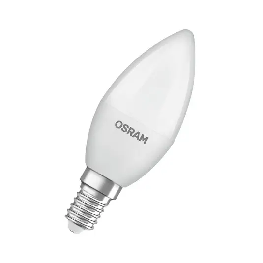 Olcsóbb OSRAM LED Classic Star, gyertya, matt, E14, 4,9 W, 4.000 K