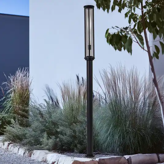 Lucande kültéri világítás Alivaro, fekete, 220 cm, E27, IP65 Újdonság
