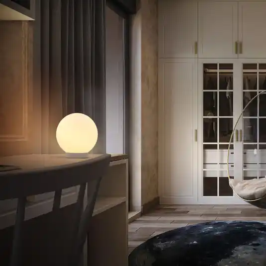 Végkiárusítás LEDVANCE SMART+ WiFi asztali lámpa Sun@Home Moodlight üveg CCT
