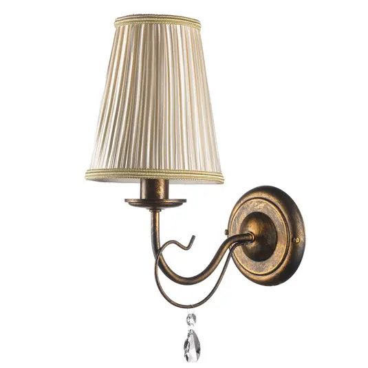 Azonnali szállítás Delia fali lámpa, bronz színű, 1-lámpás, szélesség 15 cm