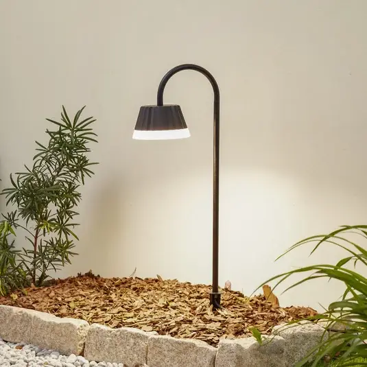 Lindby LED-es földi tüskés lámpa Ameline, antracit, IP65, 77 cm Végkiárusítás