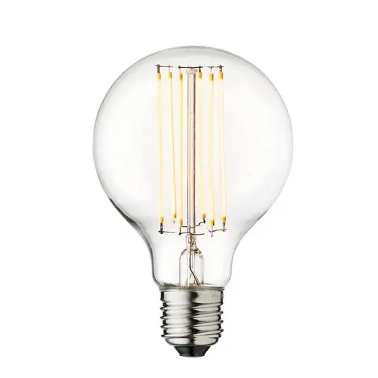 LED izzó, E27, átmérő 8 cm, 3,6 W, 2200 K, dimmelhető Outlet