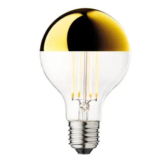 Expressz szállítás G80-as LED izzó, arany színű, E27-es, 3,6 W, 2700 K