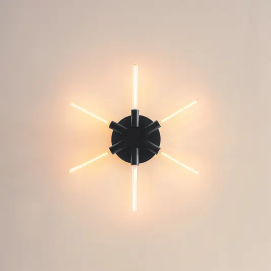 Alacsony ár Liberty Star fali világítás, fekete