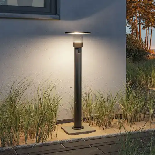 Outlet Paulmann LED-es útvilágítás Sienna, alumínium, érzékelővel