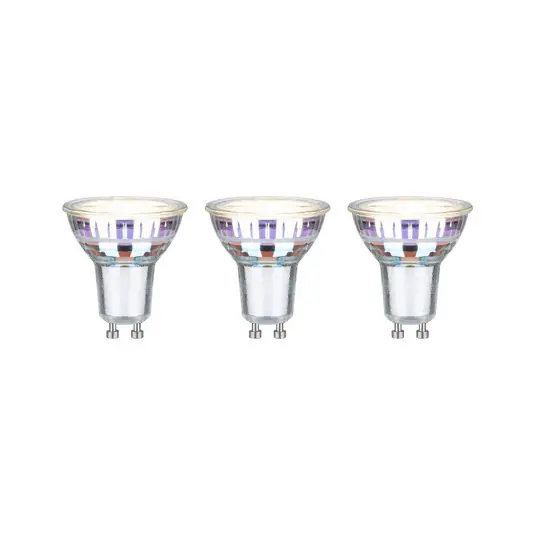 Paulmann LED reflektor GU10 2,5 W, 3000 K, 450 lm, 100° 3 darab Kiárusítás