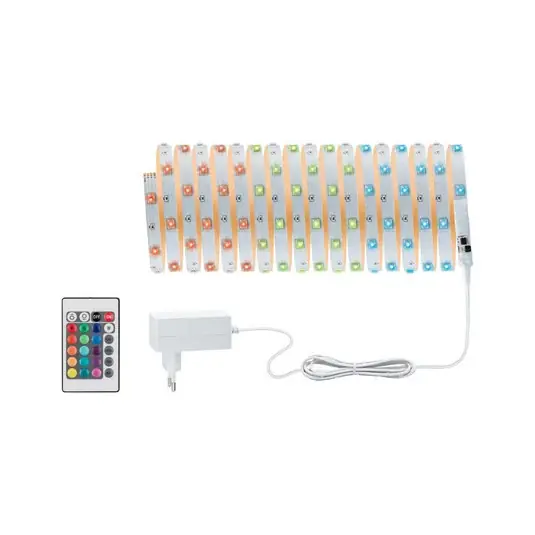 Újdonság Paulmann LED szalag szett TIP, 10 m, fehér, műanyag, RGB