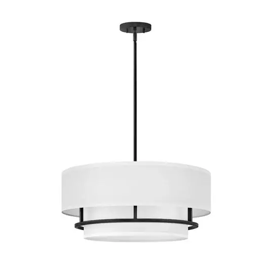 Legkelendőbb Graham Duo Mount függesztéklámpa 4 lámpás Ø 58,4 cm, fekete