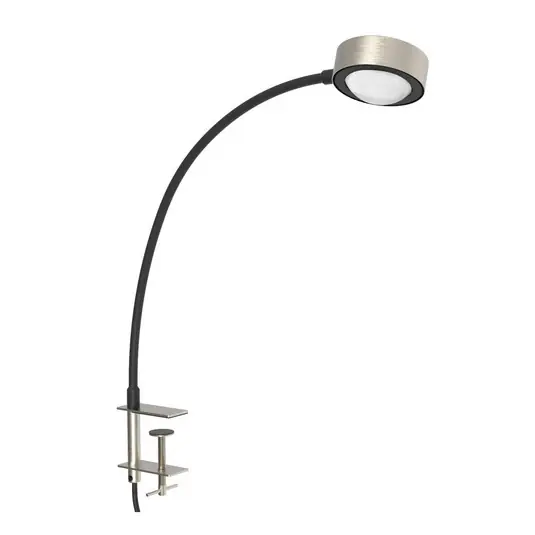 LIGHTME Powerlens Flex asztali lámpa, csavaros, titán színű Olcsóbb