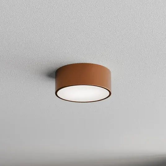 Expressz kézbesítés Cleo mennyezeti világítás, Ø 20 cm, IP54, réz színű, fém, E27