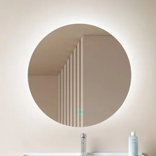 Lucande LED tükör Celestiel, kerek, fűthető, CCT, Ø 60 cm Rendeld meg most