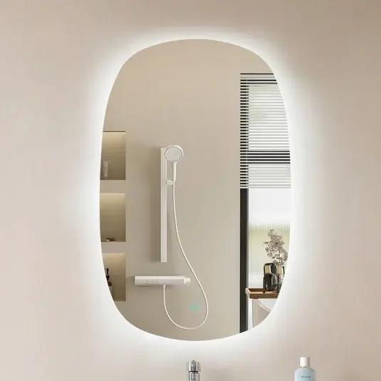Lucande LED tükör Celestiel, ovális, fűthető, CCT, 80 cm Bestseller