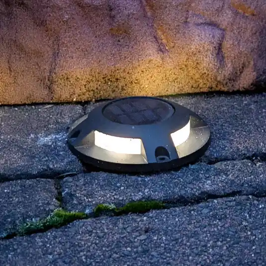 Korlátozott ajánlat Prios LED napelemes padlófényszóró Selius, antracit, IP67