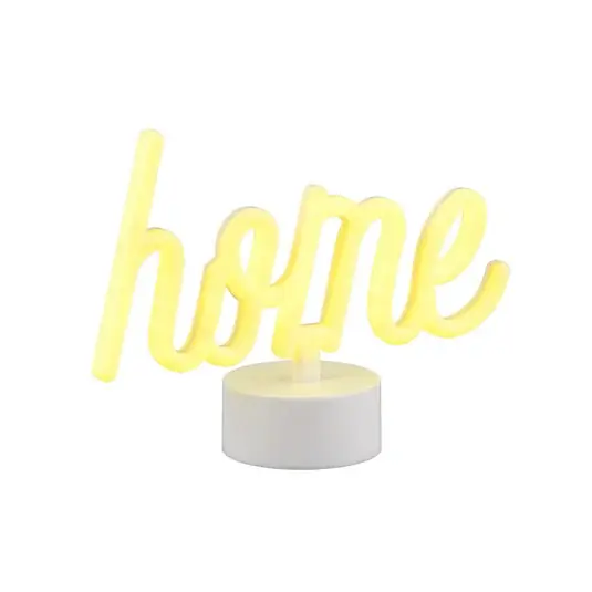 LED asztali lámpa Casa, sárga, szélesség 24 cm, műanyagból készült Nézd meg most