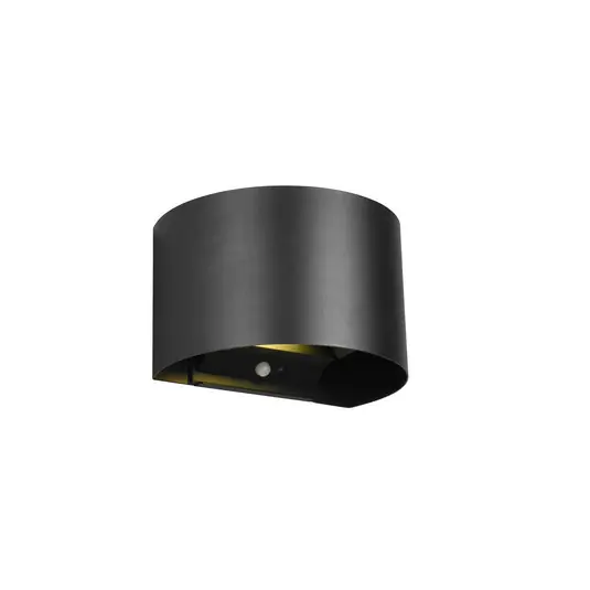 LED-es újratölthető kültéri fali lámpa Talent, fekete, szélesség 16 cm Csak ma