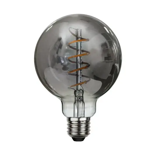 LED izzó Spirál izzószál, G95, E27, 2 W szürke, fényerőszabályozható Rendeld meg most